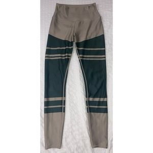 Alo Yoga Women's High Waist Airlift Airbrush, Gravel Marathon